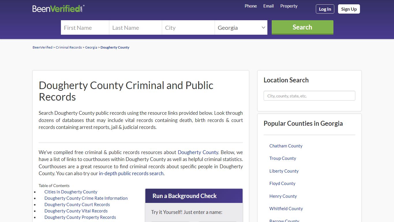 Dougherty County Arrest Records in GA - Court & Criminal Records ...