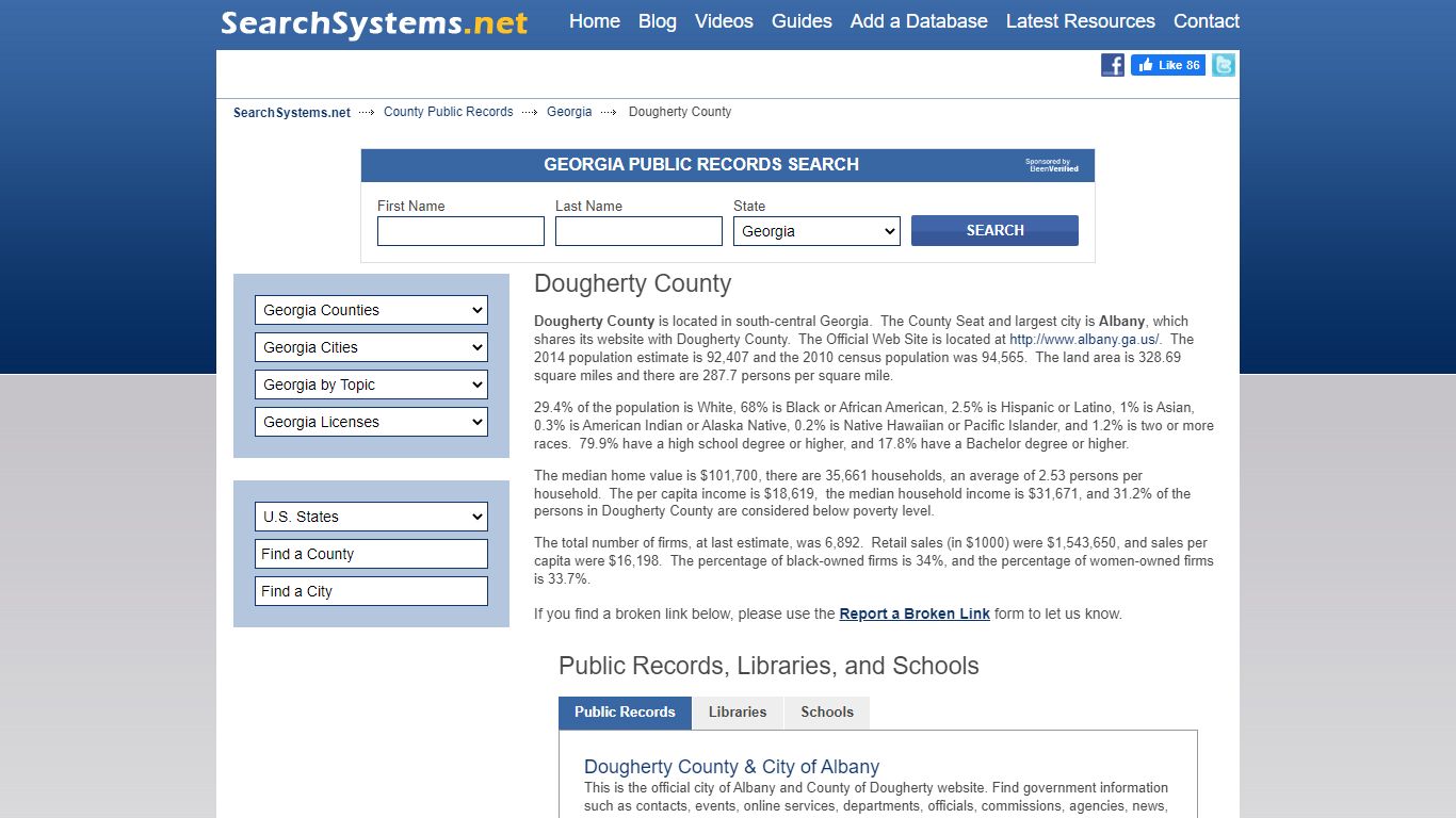 Dougherty County Criminal and Public Records